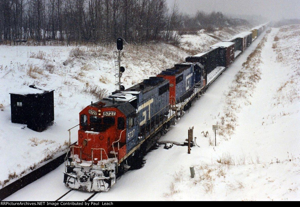 Transfer rolls west in the snow